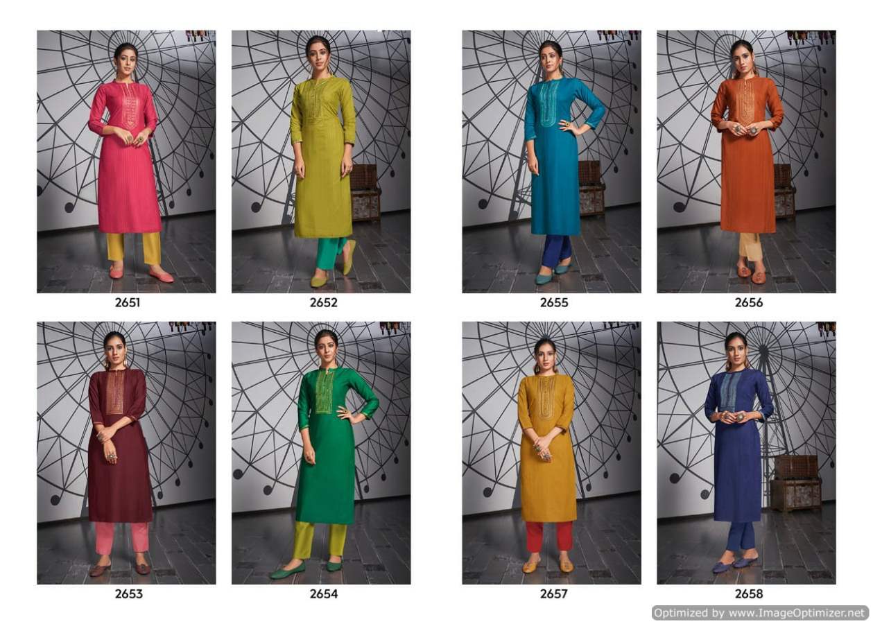 Rangoon Light Line 3 Fancy Designer Party Wear Long Kurti Collection